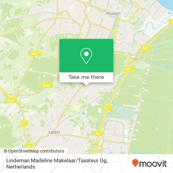 Lindeman Madeline Makelaar / Taxateur Og, Raadhuisstraat 1 map