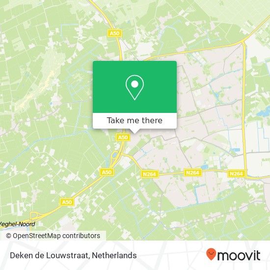 Deken de Louwstraat, 5401 BW Uden map