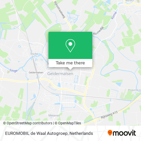 EUROMOBIL de Waal Autogroep map