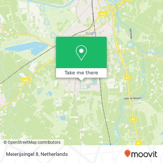 Meierijsingel 8, 5262 JV Vught Karte