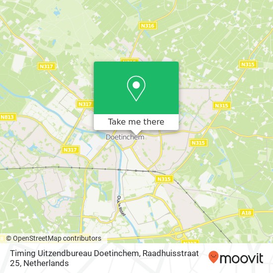 Timing Uitzendbureau Doetinchem, Raadhuisstraat 25 map