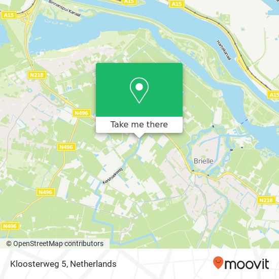 Kloosterweg 5, 3232 LB Brielle map