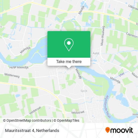 Mauritsstraat 4 map