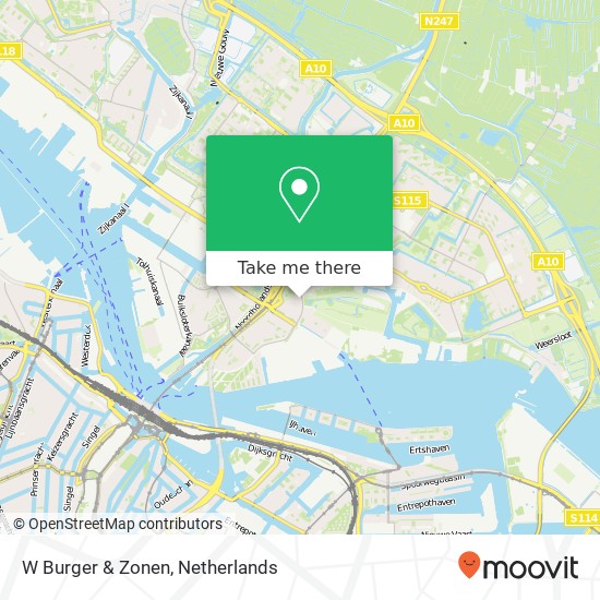 W Burger & Zonen, Meeuwenlaan 315 map