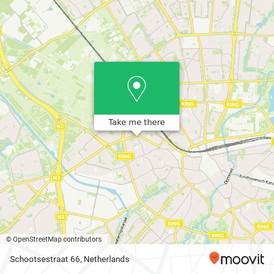 Schootsestraat 66, 5616 RE Eindhoven map