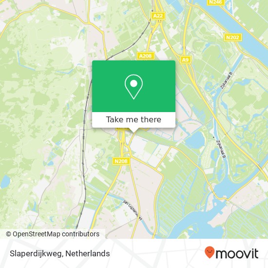 Slaperdijkweg, 2071 Santpoort-Noord map