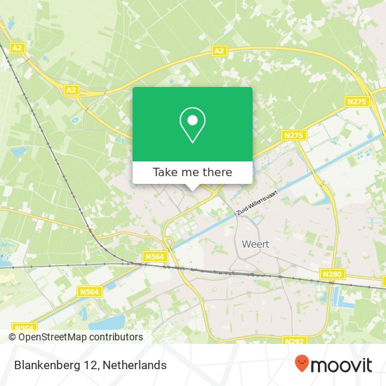 Blankenberg 12, 6002 XN Weert map