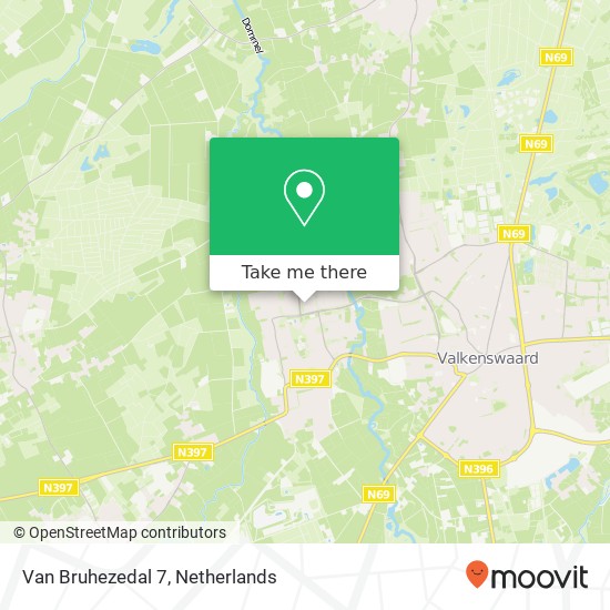 Van Bruhezedal 7, 5551 EW Dommelen map