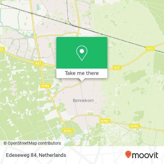 Edeseweg 84, 6721 KA Bennekom map