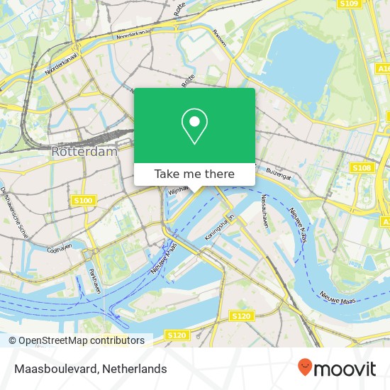 Maasboulevard, 3011 Rotterdam Karte