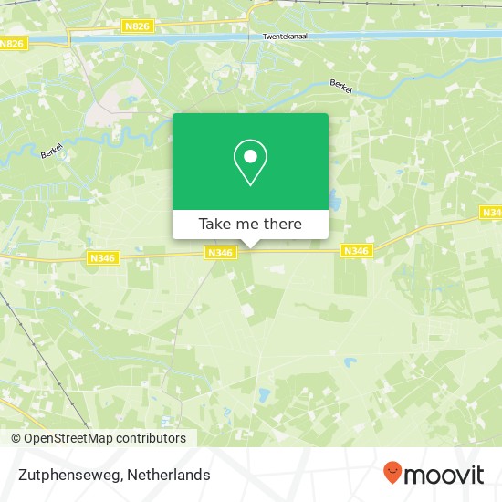 Zutphenseweg, 7231 Warnsveld map