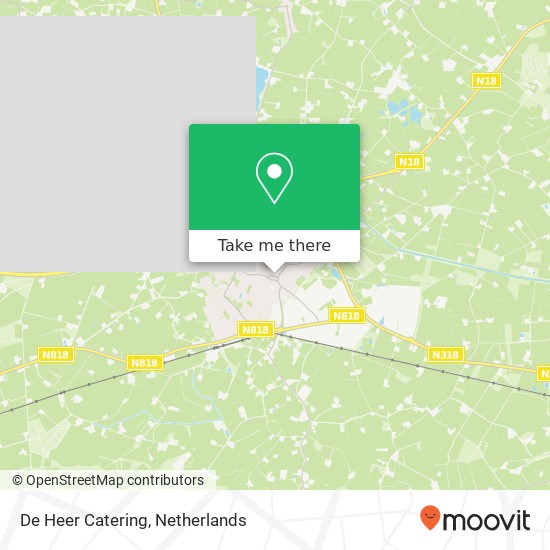 De Heer Catering map