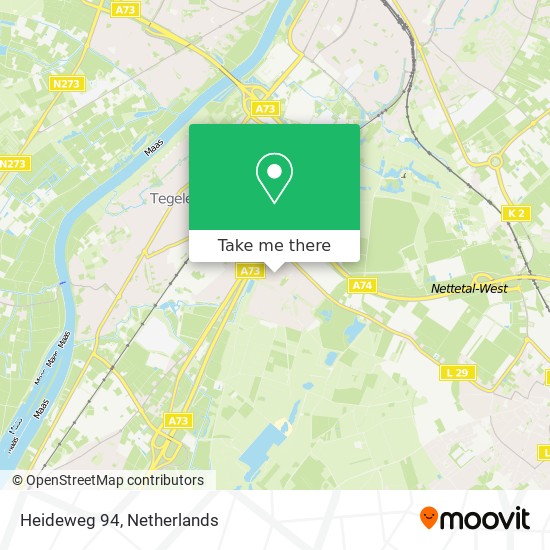 Heideweg 94 map