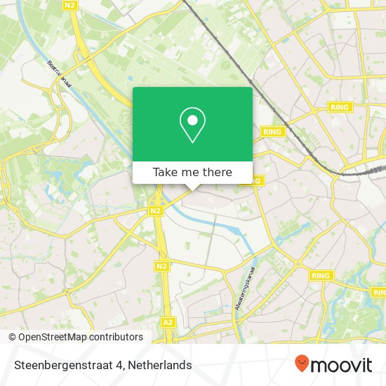 Steenbergenstraat 4, 5652 JV Eindhoven map