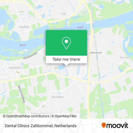 Dental Clinics Zaltbommel map