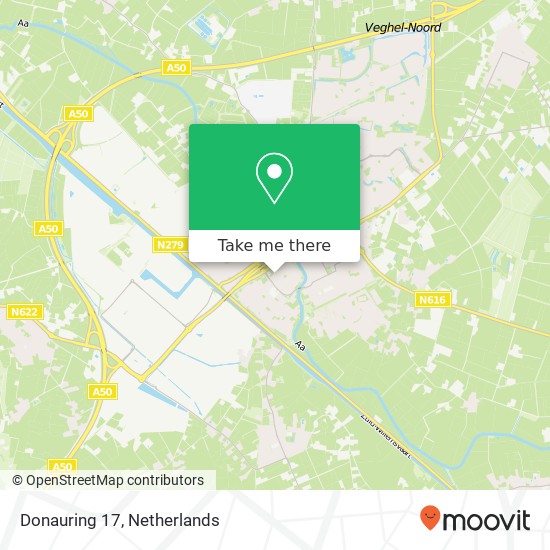 Donauring 17, 5463 AA Veghel map