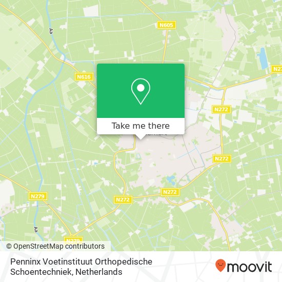 Penninx Voetinstituut Orthopedische Schoentechniek, Nieuwstraat 28 Karte