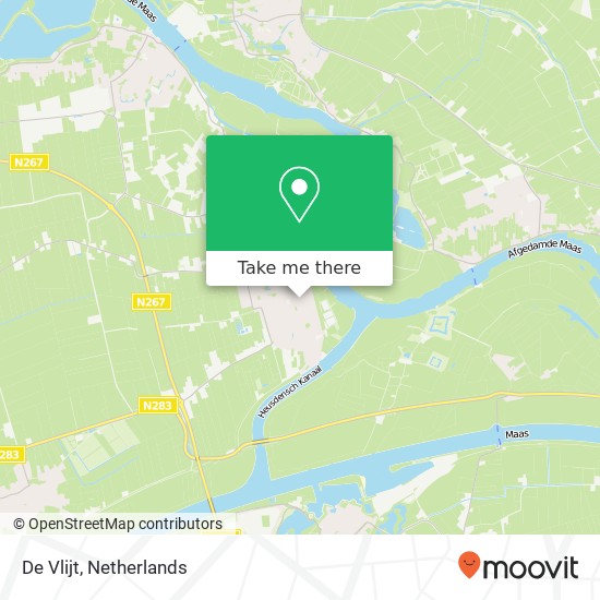 De Vlijt, 4261 BB Wijk en Aalburg map