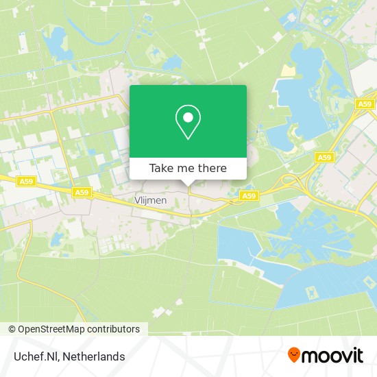 Uchef.Nl map