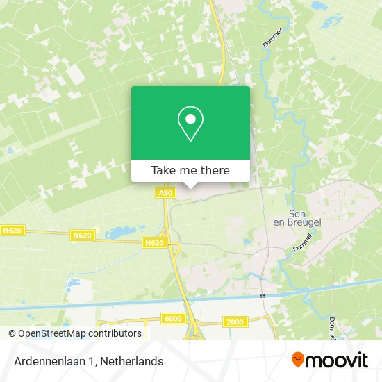 Ardennenlaan 1 map