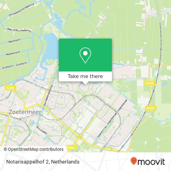 Notarisappelhof 2, 2728 KN Zoetermeer map