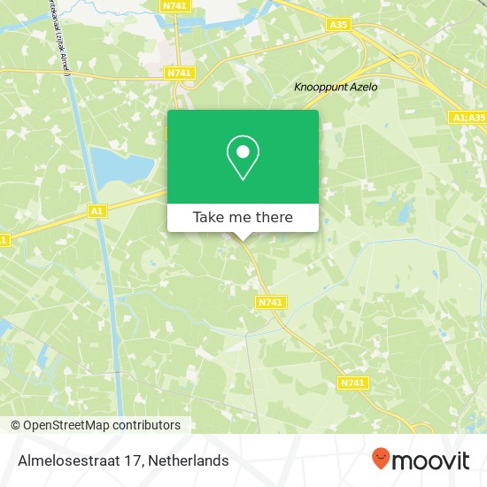 Almelosestraat 17, 7495 TG Ambt Delden map