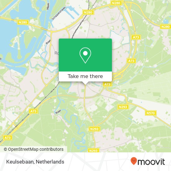 Keulsebaan, 6045 Roermond map