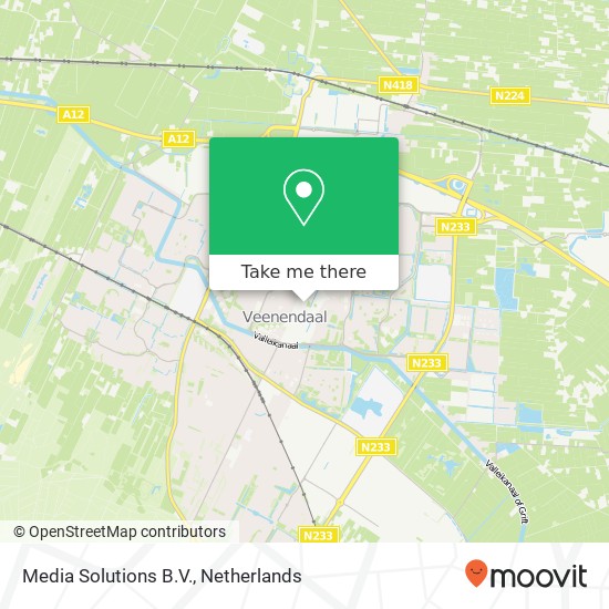 Media Solutions B.V., Tuinstraat 111 map