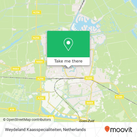 Weydeland Kaasspecialiteiten, Kreukelmarkt 5 map