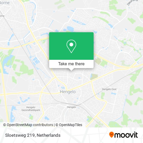 Sloetsweg 219 map