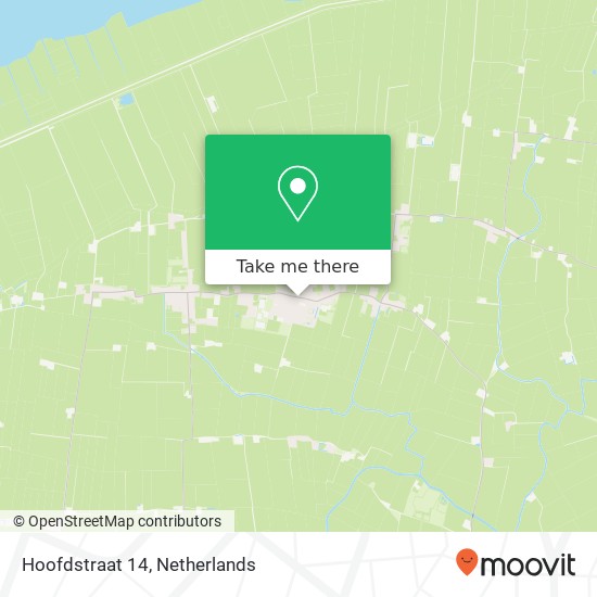 Hoofdstraat 14, 9977 RD Kloosterburen Karte