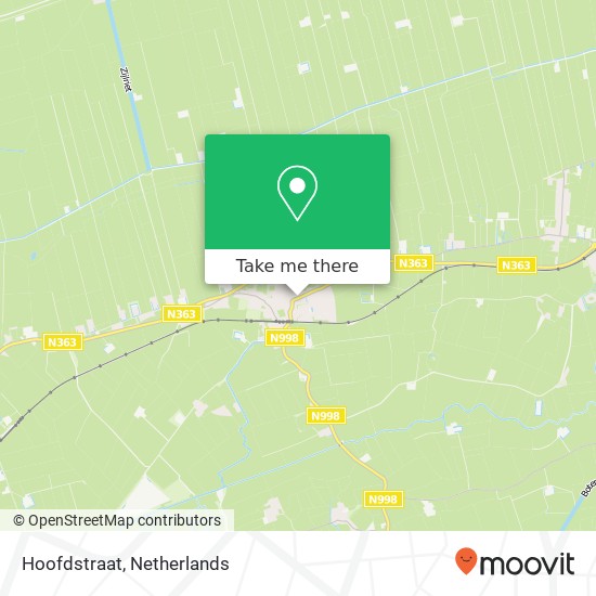 Hoofdstraat, 9988 RG Usquert map