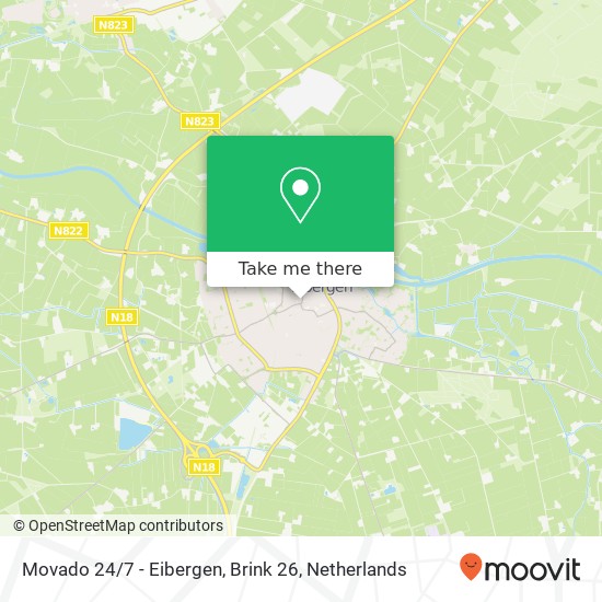 Movado 24 / 7 - Eibergen, Brink 26 map