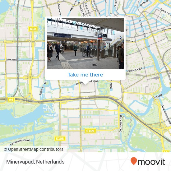 Minervapad, 1077 XE Amsterdam map