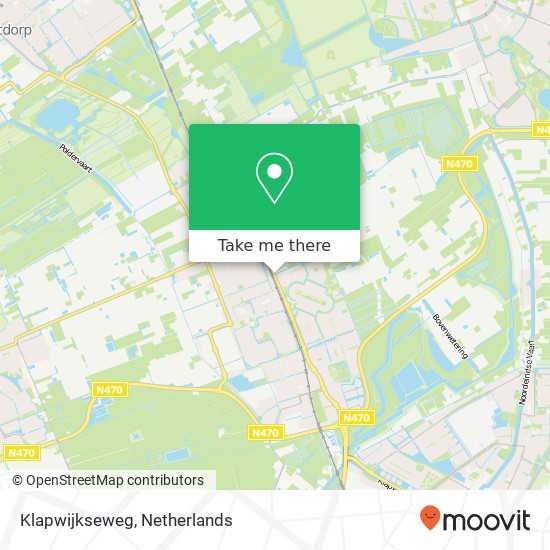 Klapwijkseweg, 2641 RA Pijnacker map