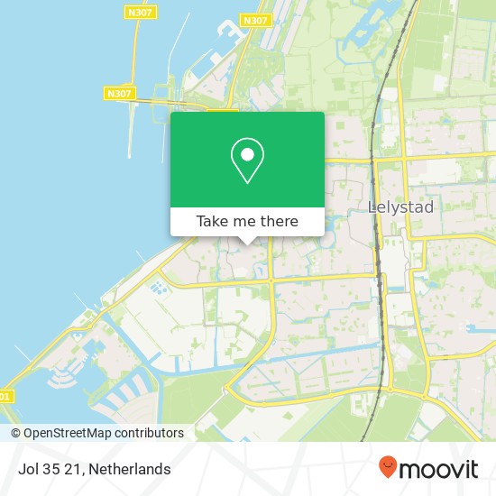 Jol 35 21, 8243 HG Lelystad map