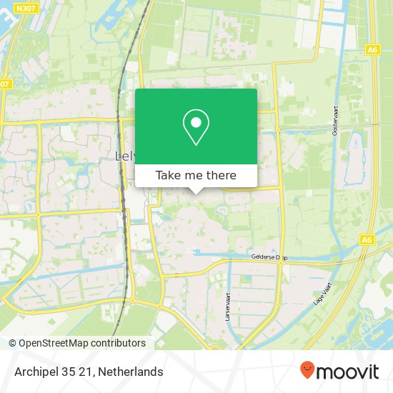 Archipel 35 21, 8224 HJ Lelystad map