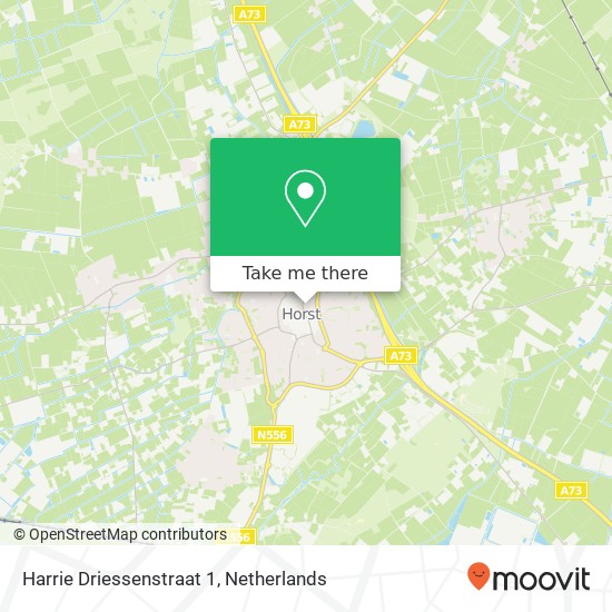 Harrie Driessenstraat 1, 5961 TT Horst map