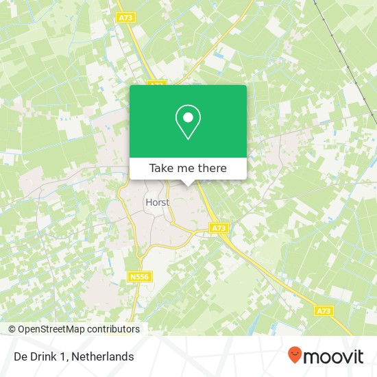 De Drink 1, 5961 RA Horst map