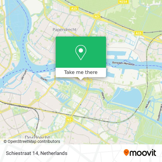 Schiestraat 14 map