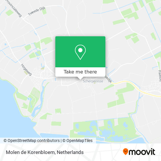 Molen de Korenbloem map