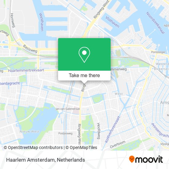 Haarlem Amsterdam map