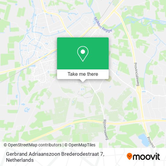 Gerbrand Adriaanszoon Brederodestraat 7 map