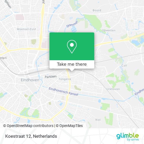 Koestraat 12 Karte