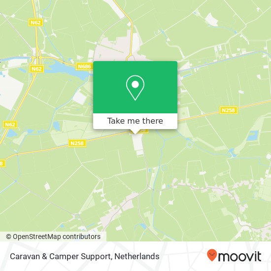 Caravan & Camper Support map