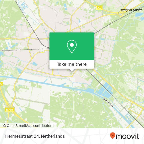 Hermesstraat 24, 7552 Hengelo map