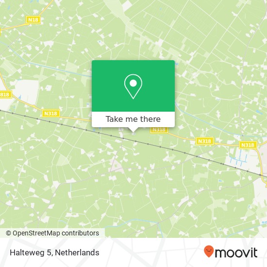 Halteweg 5, 7122 MB Aalten map