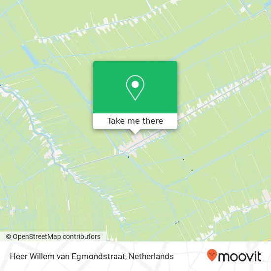 Heer Willem van Egmondstraat, 3415 PN Polsbroek Karte