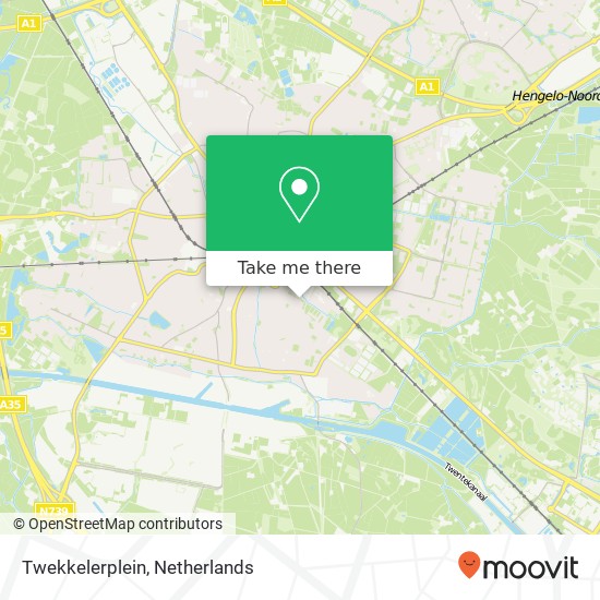Twekkelerplein, 7553 LN Hengelo map