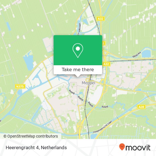 Heerengracht 4, 7941 JH Meppel map